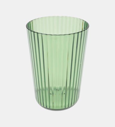 Plastic Ribbed Drinking Mug