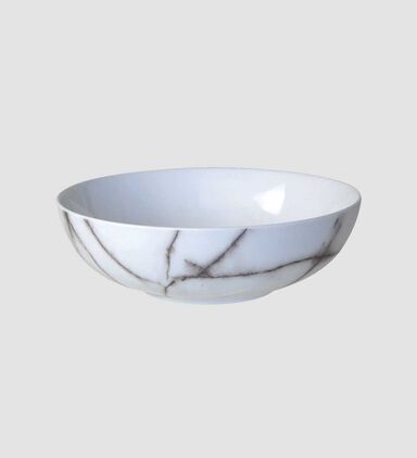 Marble Round Soup Bowl 18 Cm