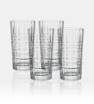 Bond Glass Lined High Balls 4-piece Set 370 Ml