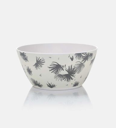 Melamine Rose-print Round Bowl