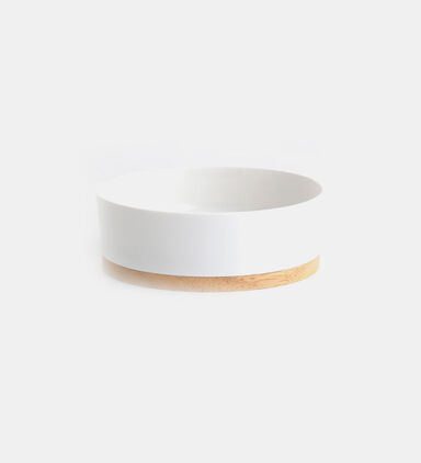 Acrylic Wood Round Soap Dish