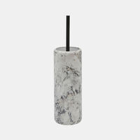 Nero Marble Toilet Brush Holder