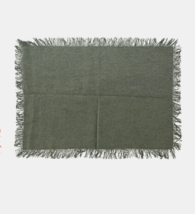 Cotton Fringe Square Placemat