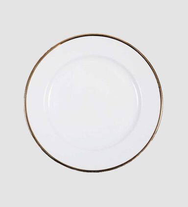 Gold-rimmed Presentation Plate 31 Cm