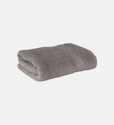 Fabric Bordered Bath Towel