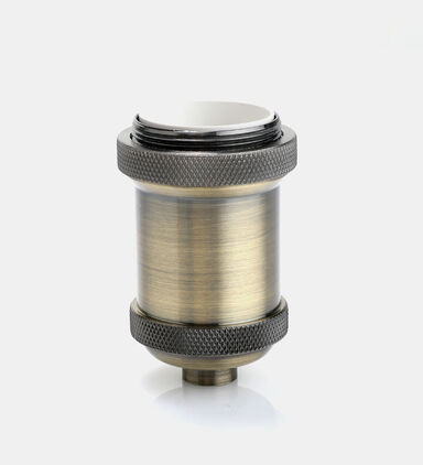 E27 Brass-plated Steel Socket