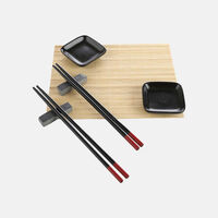 Bamboo Porcelain Sushi Set 7-piece