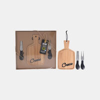 Knife Cheese Board 3-piece Set