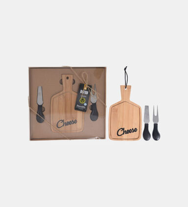 Knife Cheese Board 3-piece Set