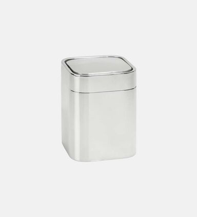 Inox Square Shiny Trash Bin