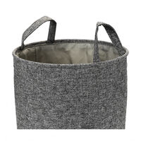 Fabric Round Sewing Basket