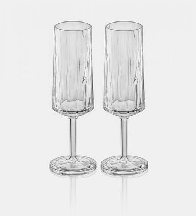 Superglass Champagne Glass-2-piece Set