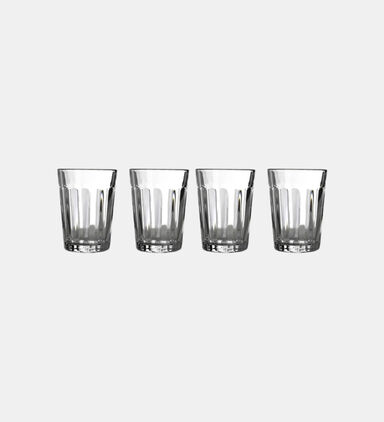 Striped Short Drinking Glasses4-piece Set