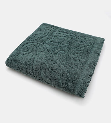 Fabric Embroidered Fringes Towel