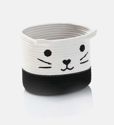 Cat Head Cotton Basket