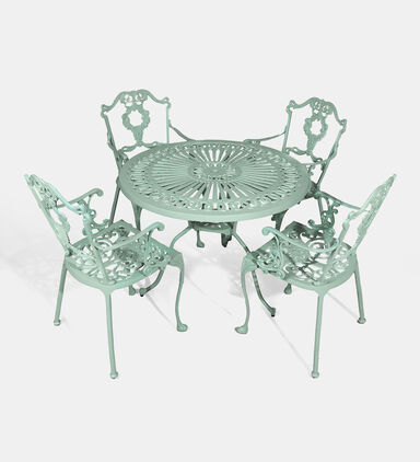 Bistro Dining Table With 4 Chairs Green