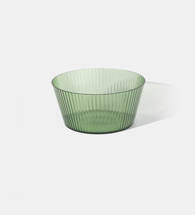 Plastic Ribbed Bowl