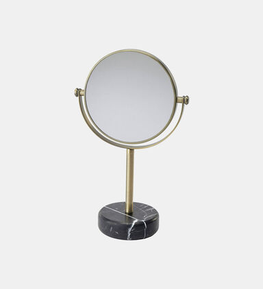 Nero Marble Metal Magnifying Mirror