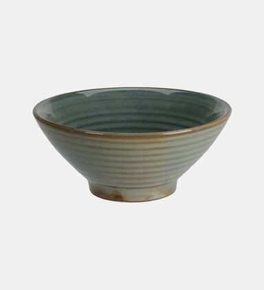 Stoneware Ribbed Bowl