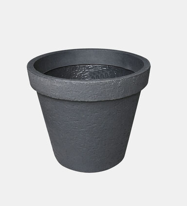 Antraciet Round Flower Pot