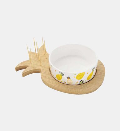 Porcelain Pineapple Toothpicks Bowl