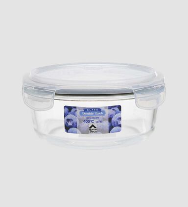 Glass Round Food Container