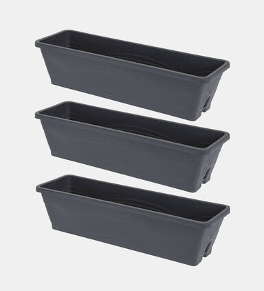 Rectangular Flower Pot 3-piece