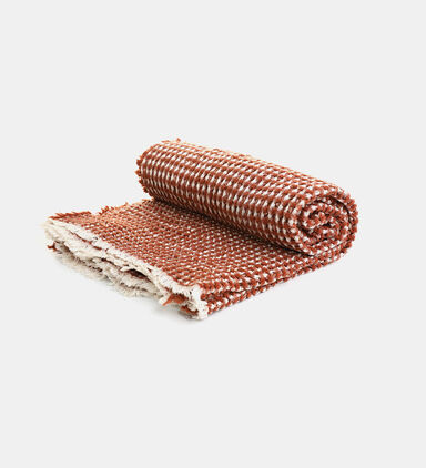 Honey Waffle Cotton Wool Throw