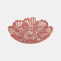 Plastic Floral-shaped Fruit Bowl