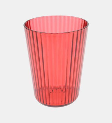 Plastic Ribbed Drinking Mug