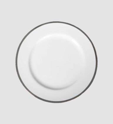 Silver-rimmed Presentation Plate 31 Cm