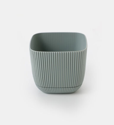 Square Ribbed Flowerpot