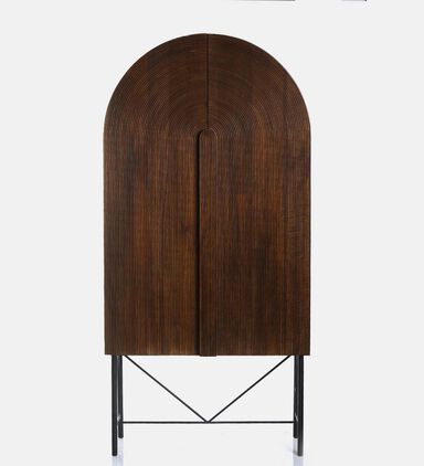 Pillar Mango Wood Cabinet