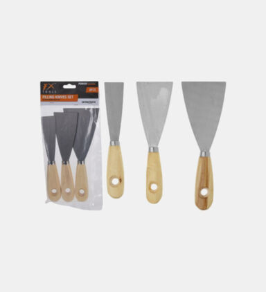 Wooden Handle Scarpers 3-piece Set