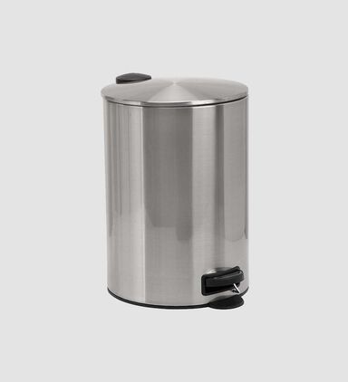 Stainless Steel Matte Pedal Bin