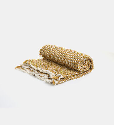 Honey Waffle Cotton Wool Throw