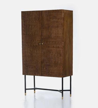 Isa Mango Wood Rectangular Cabinet