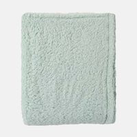 Sherpa Fleece Plush-effect Throw