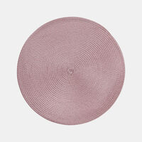 Round-shaped Ribbed Placemat