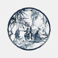 Versailles Porcelain Cake Plate