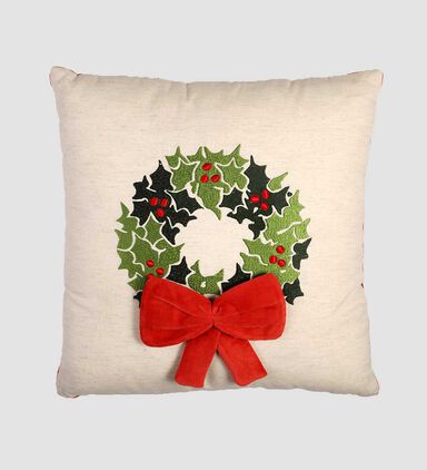 Christmas Ornament Vacuumed And Filled Cushion