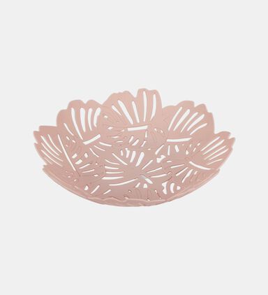 Plastic Floral-shaped Fruit Bowl