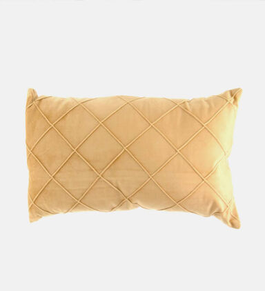 Checkered Rectangular Filled And Vaccumed Cushion