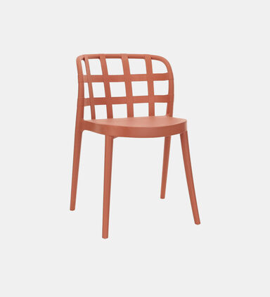 Plastic Square Back Chair