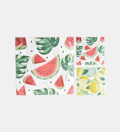 Watermelon 16-piece Napkins Set