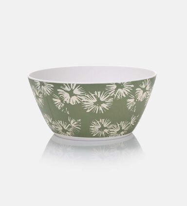 Melamine Rose-print Round Bowl