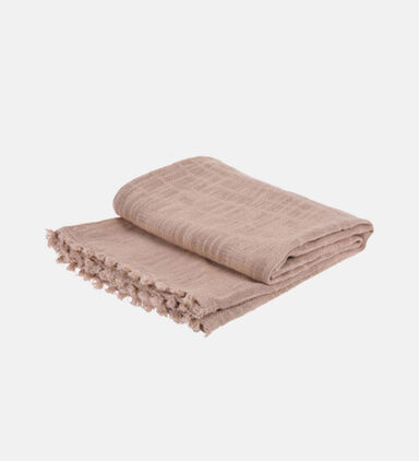 Lippy Cotton Fringes Throw