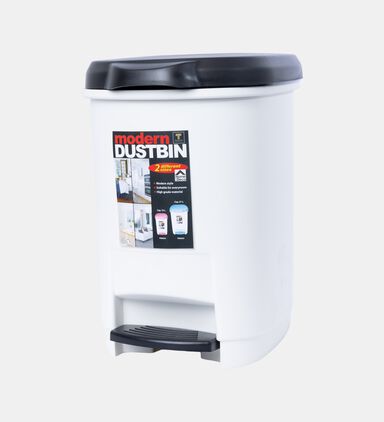 Plastic Step-on Pedal Bin 10 W