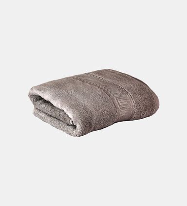 Fabric Bordered Bath Towel