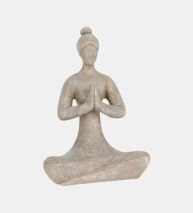 Lady Yoga Folding Hands Decorative